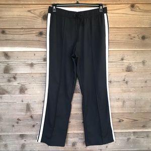 Duo Maternity Pintuck Drawstring Split Hem Pants M